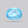 Sky Blue Topaz Concave Cut Fine Gemstone