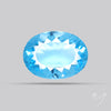Sky Blue Topaz Concave Cut Fine Gemstone