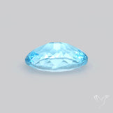 Sky Blue Topaz Concave Cut Fine Gemstone