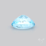 Sky Blue Topaz Concave Cut Fine Gemstone