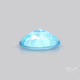Sky Blue Topaz Concave Cut Fine Gemstone