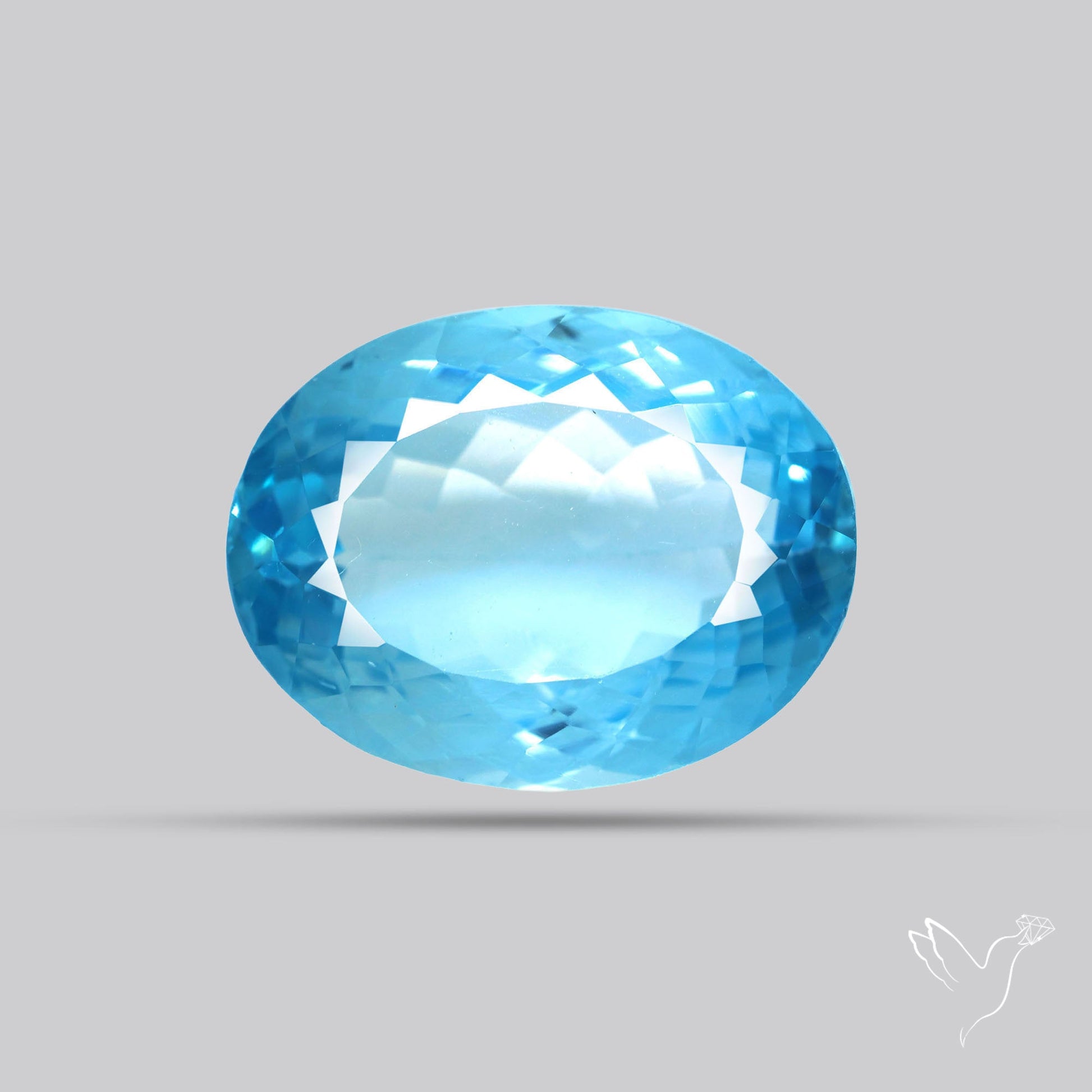 Sky Blue Topaz Faceted Fine Gemstone