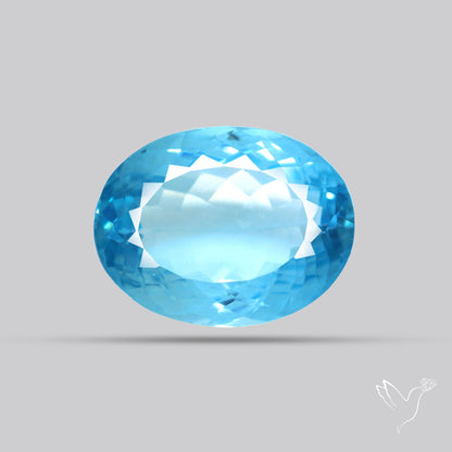 Sky Blue Topaz Faceted Fine Gemstone