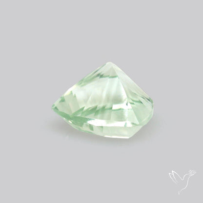 Green Prasiolite Concave Cut High Grade Fine Gemstone