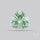 Green Prasiolite Concave Cut High Grade Fine Gemstone