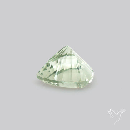 Green Prasiolite Concave Cut High Grade Fine Gemstone