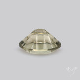 Green Prasiolite Concave Cut High Grade Fine Gemstone
