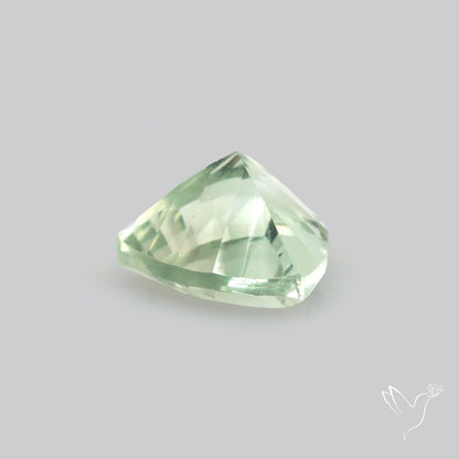 Green Prasiolite Concave Cut High Grade Fine Gemstone