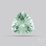 Green Prasiolite Concave Cut High Grade Fine Gemstone