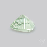 Green Prasiolite Concave Cut High Grade Fine Gemstone