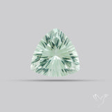 Green Prasiolite Concave Cut High Grade Fine Gemstone