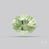 Green Prasiolite Concave Cut High Grade Fine Gemstone