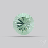 Green Prasiolite Concave Cut High Grade Fine Gemstone