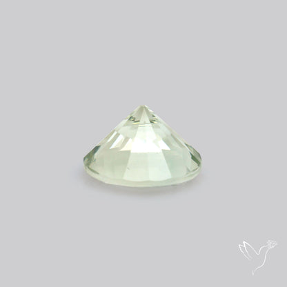 Green Prasiolite Concave Cut High Grade Fine Gemstone