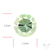 Green Prasiolite Concave Cut High Grade Fine Gemstone