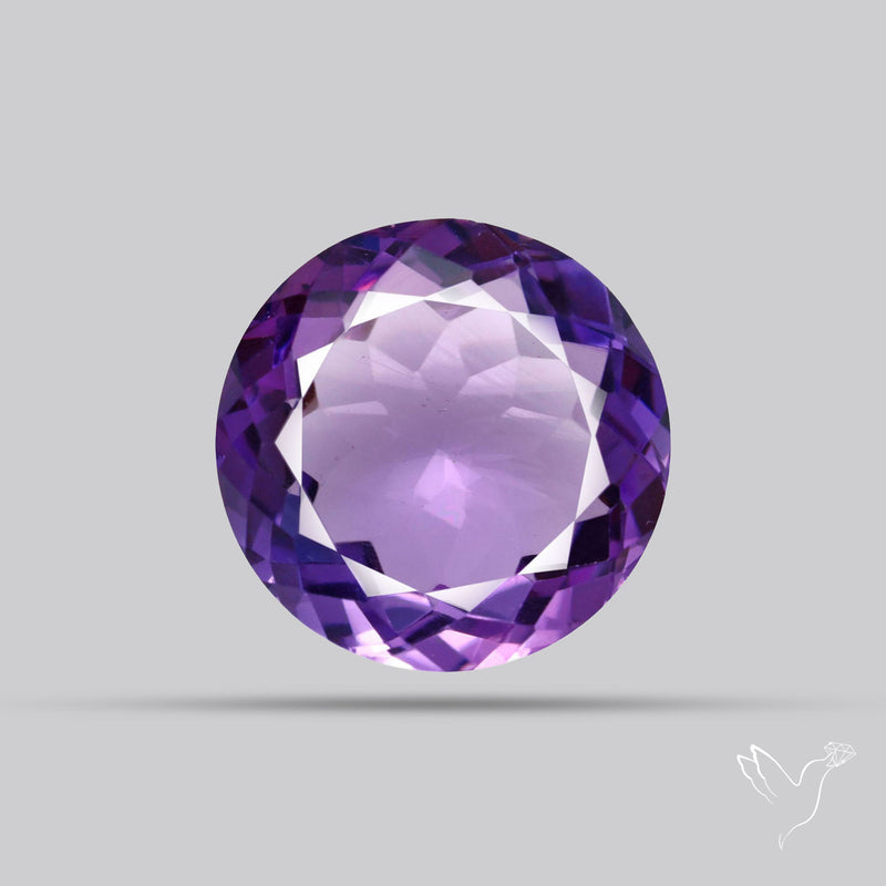 Amethyst AAA Faceted Fine Gemstone