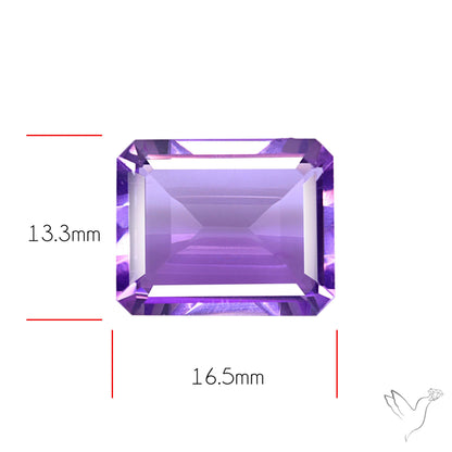 Amethyst AAA Faceted Fine Gemstone