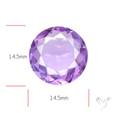Amethyst AAA Faceted Fine Gemstone
