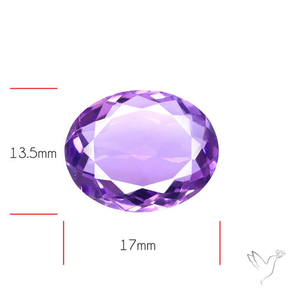 Amethyst AAA Faceted Fine Gemstone