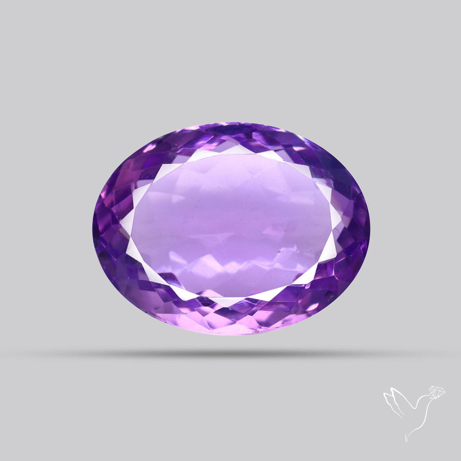 Amethyst AAA Faceted Fine Gemstone