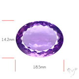 Amethyst AAA Faceted Fine Gemstone