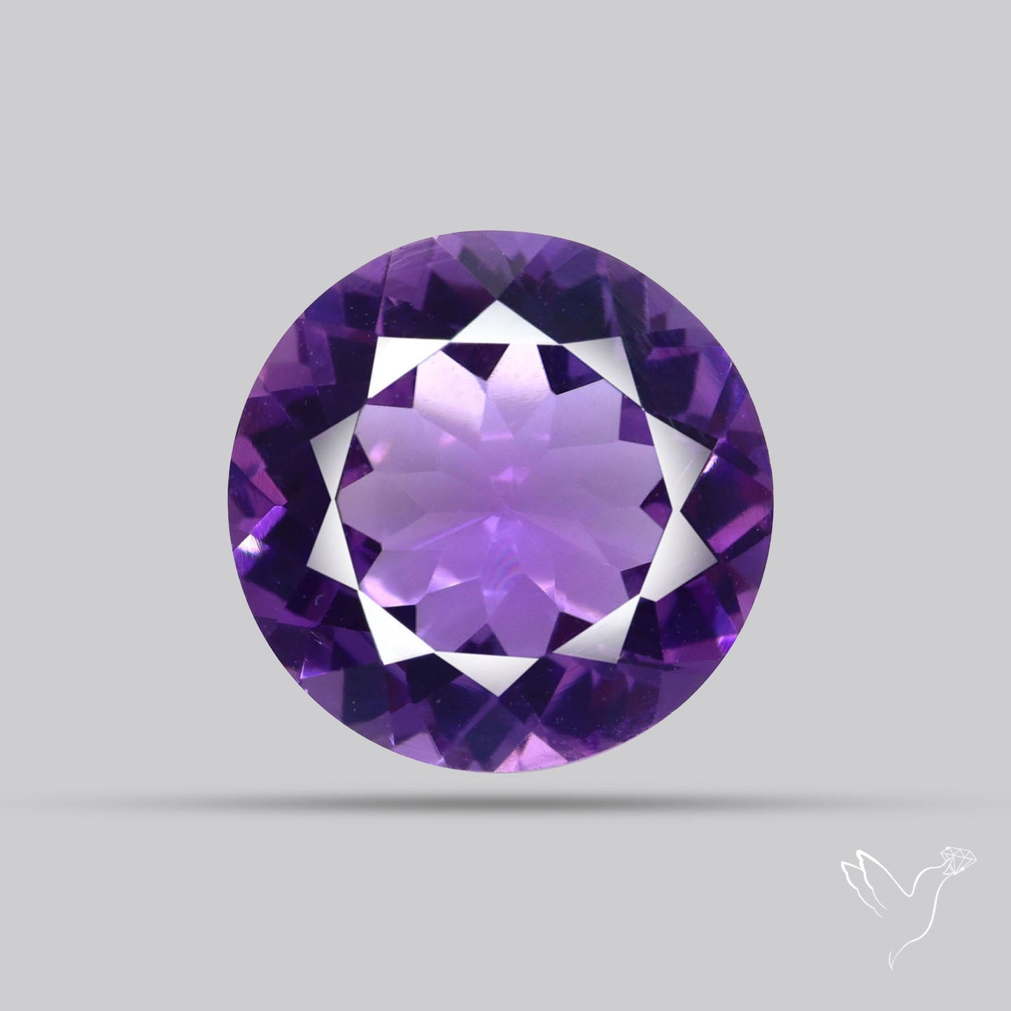 Amethyst AAA Faceted Fine Gemstone