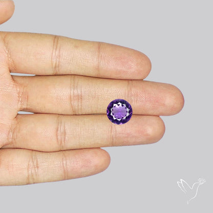 Amethyst AAA Faceted Fine Gemstone