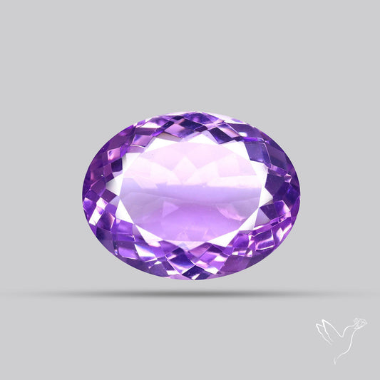 Amethyst AAA Faceted Fine Gemstone