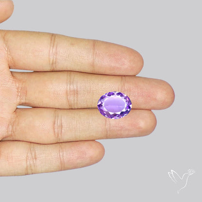 Amethyst AAA Faceted Fine Gemstone