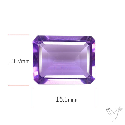 Amethyst AAA Faceted Fine Gemstone
