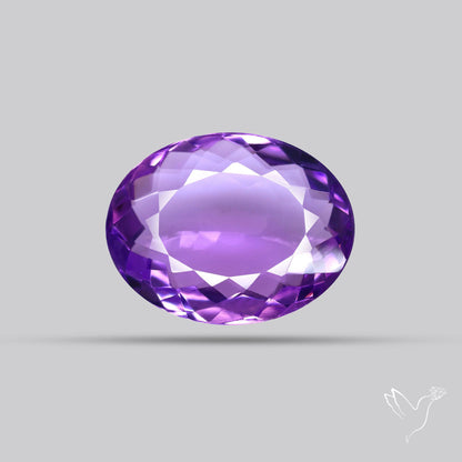 Amethyst AAA Faceted Fine Gemstone