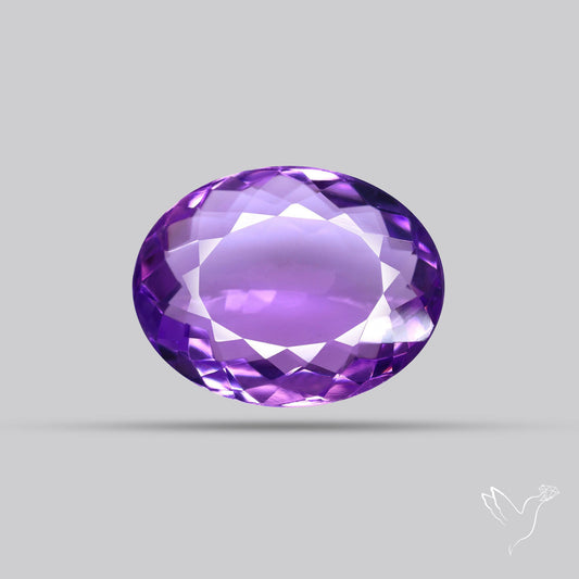 Amethyst AAA Faceted Fine Gemstone