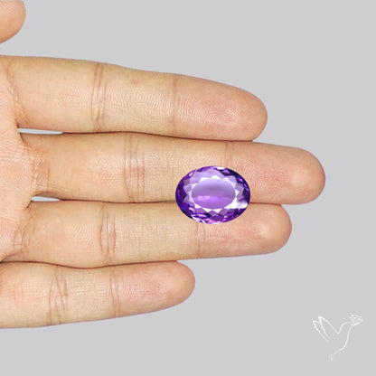 Amethyst AAA Faceted Fine Gemstone