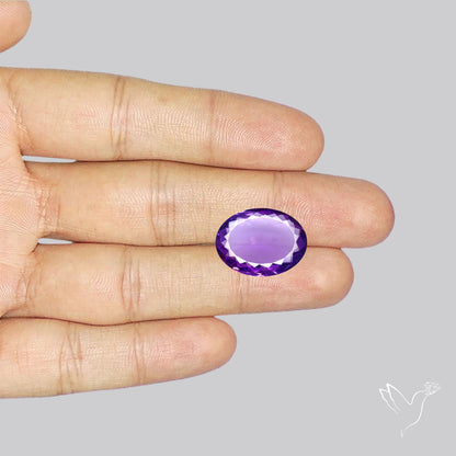 Amethyst AAA Faceted Fine Gemstone
