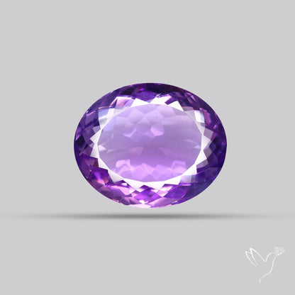 Amethyst AAA Faceted Fine Gemstone