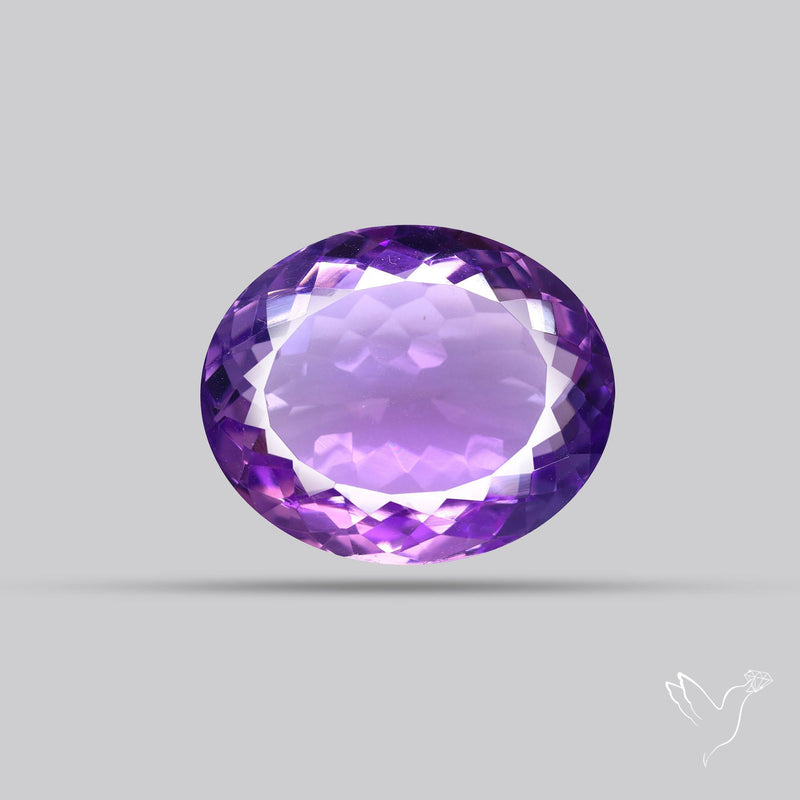 Amethyst AAA Faceted Fine Gemstone