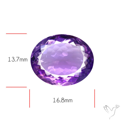 Amethyst AAA Faceted Fine Gemstone