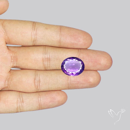 Amethyst AAA Faceted Fine Gemstone