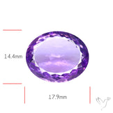 Amethyst AAA Faceted Fine Gemstone
