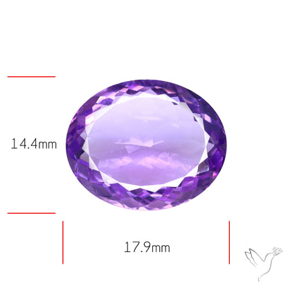 Amethyst AAA Faceted Fine Gemstone