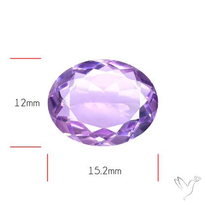 Amethyst AAA Faceted Fine Gemstone