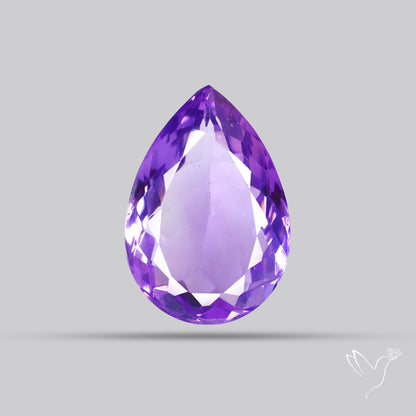 Amethyst AAA Faceted Fine Gemstone