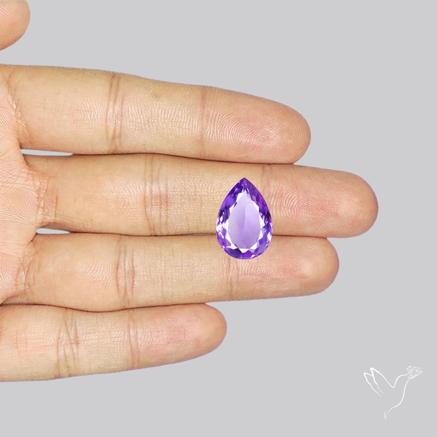 Amethyst AAA Faceted Fine Gemstone