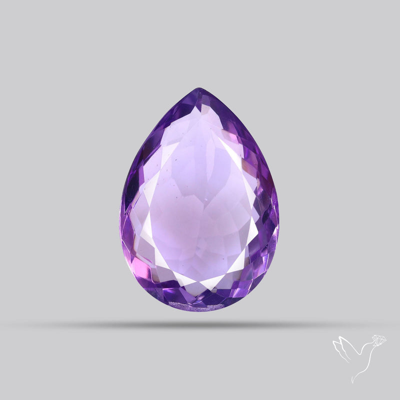 Amethyst AAA Faceted Fine Gemstone