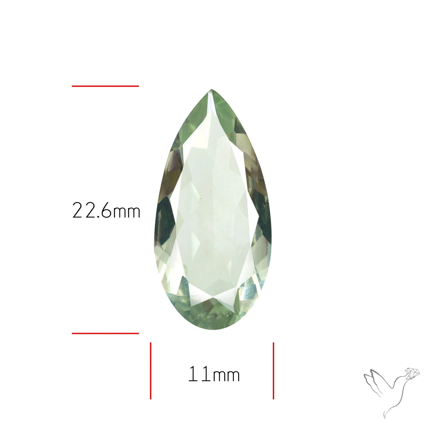 Prasiolite Green Amethyst Faceted Fine Gemstone