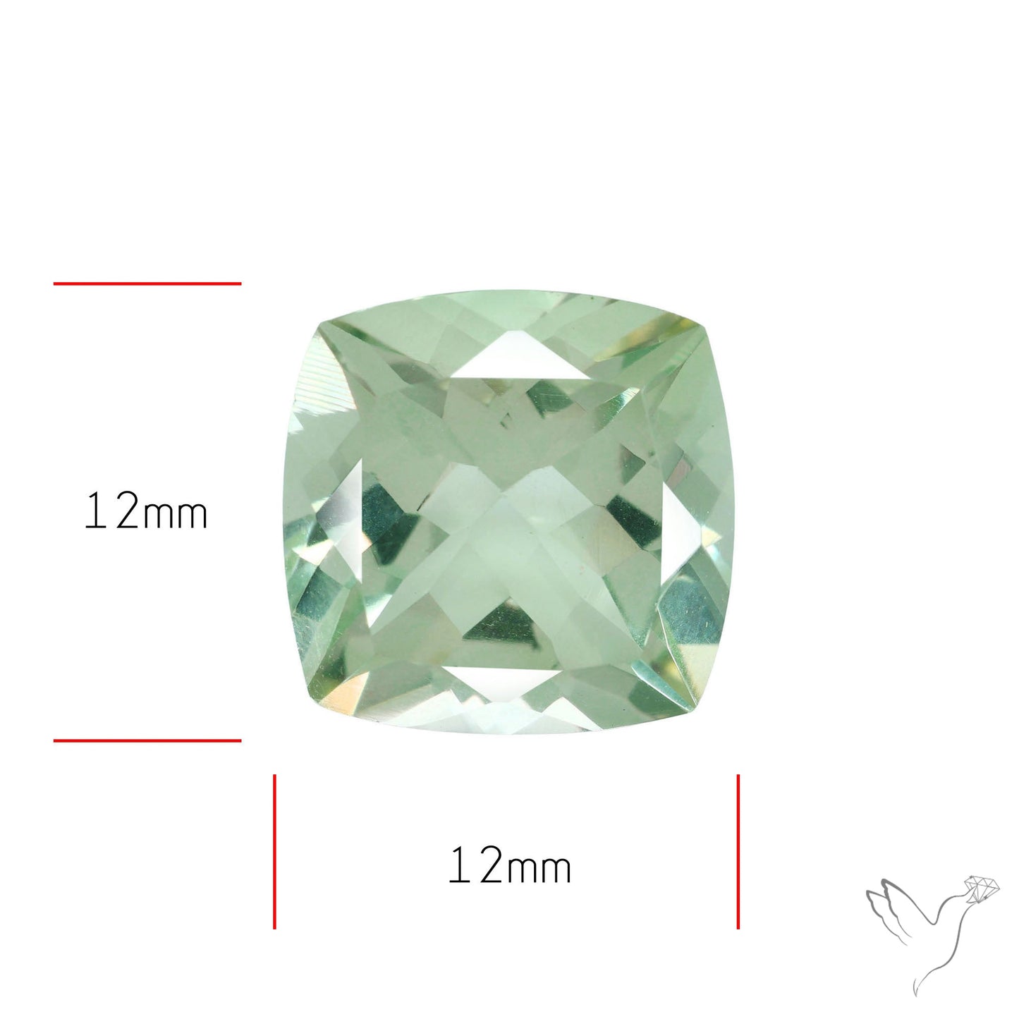 Prasiolite Green Amethyst Faceted Fine Gemstone