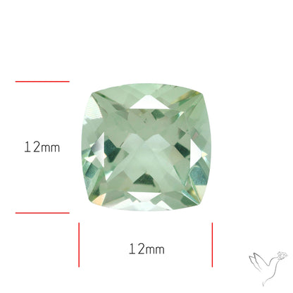 Prasiolite Green Amethyst Faceted Fine Gemstone