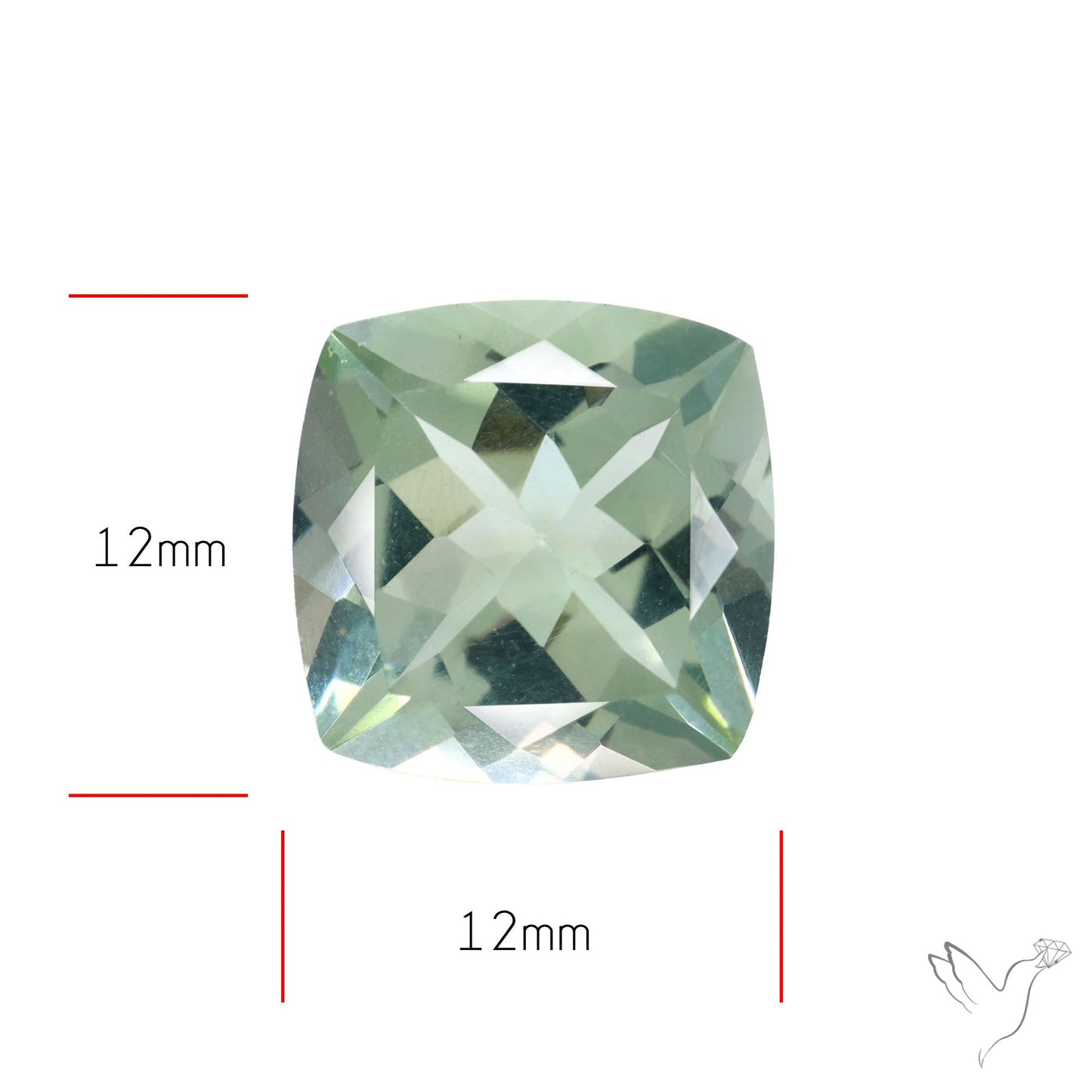 Prasiolite Green Amethyst Faceted Fine Gemstone