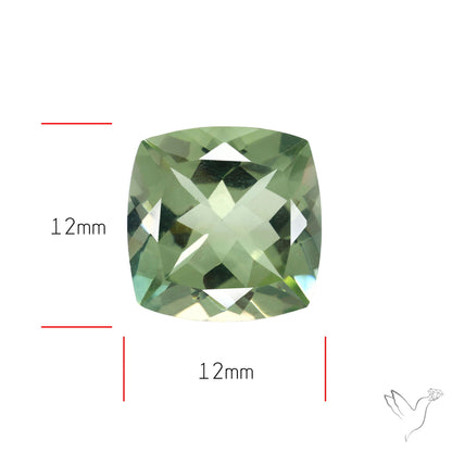 Prasiolite Green Amethyst Faceted Fine Gemstone