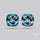 Faceted London Blue Topaz Pair
